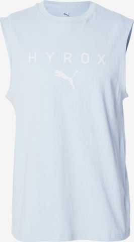 Tricou funcțional 'PUMA x HYROX' de la PUMA pe albastru: față