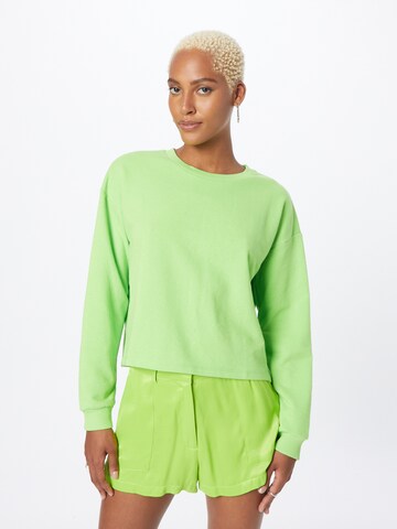 River Island Sweatshirt in Green: front