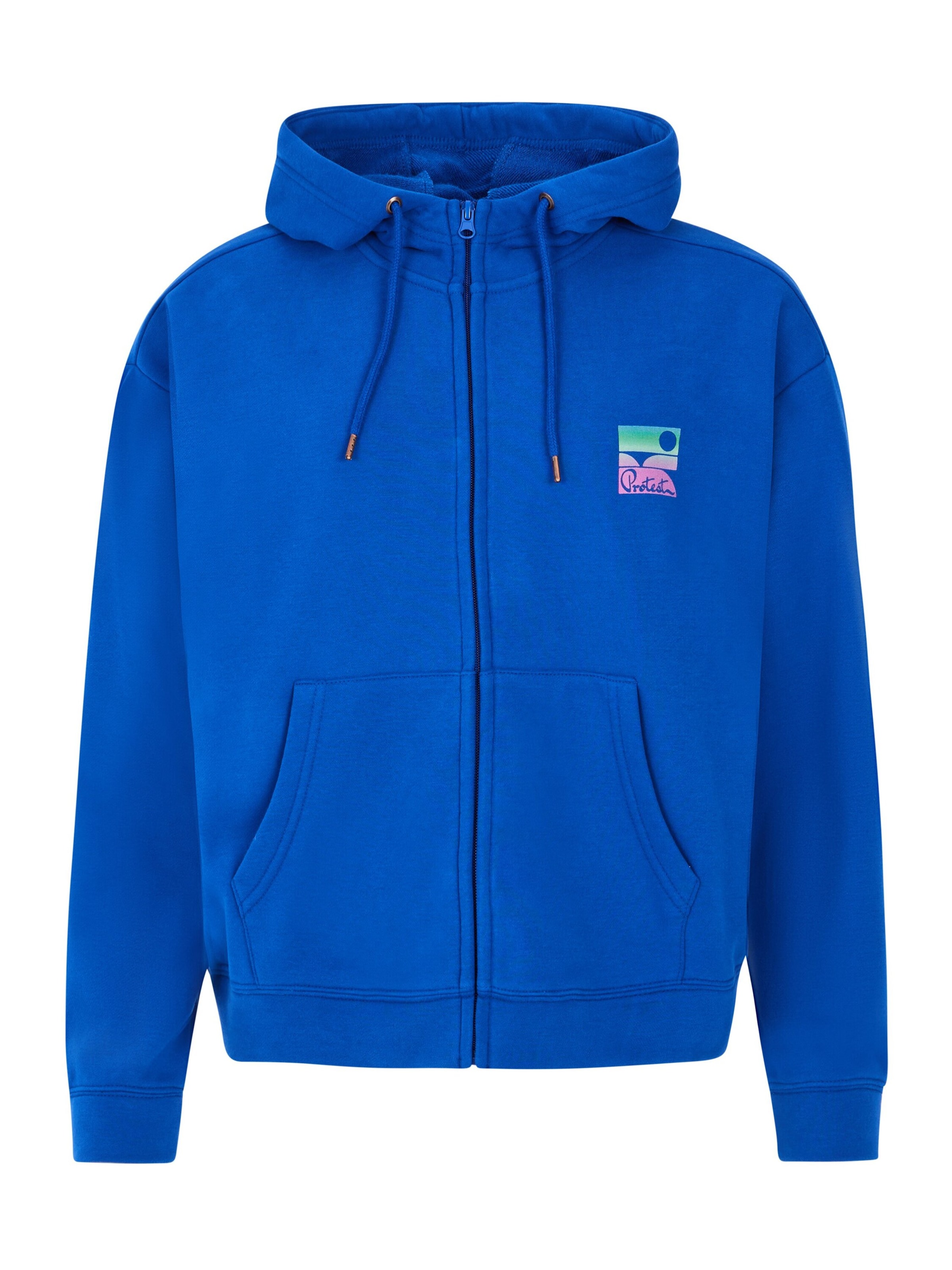PROTEST Sweatshirt 'PRTStudio' in Blauw: voorkant