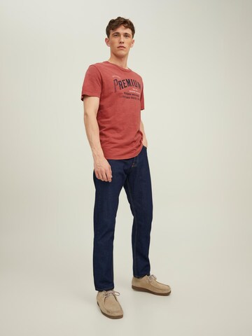 JACK & JONES Shirt 'CARLYLE' in Red