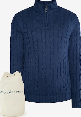 Pull-over DreiMaster Vintage en bleu : devant