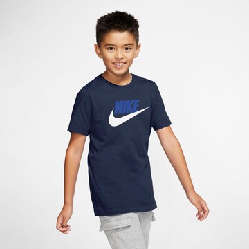 Nike Sportswear Shirts 'Futura' i blå: forside