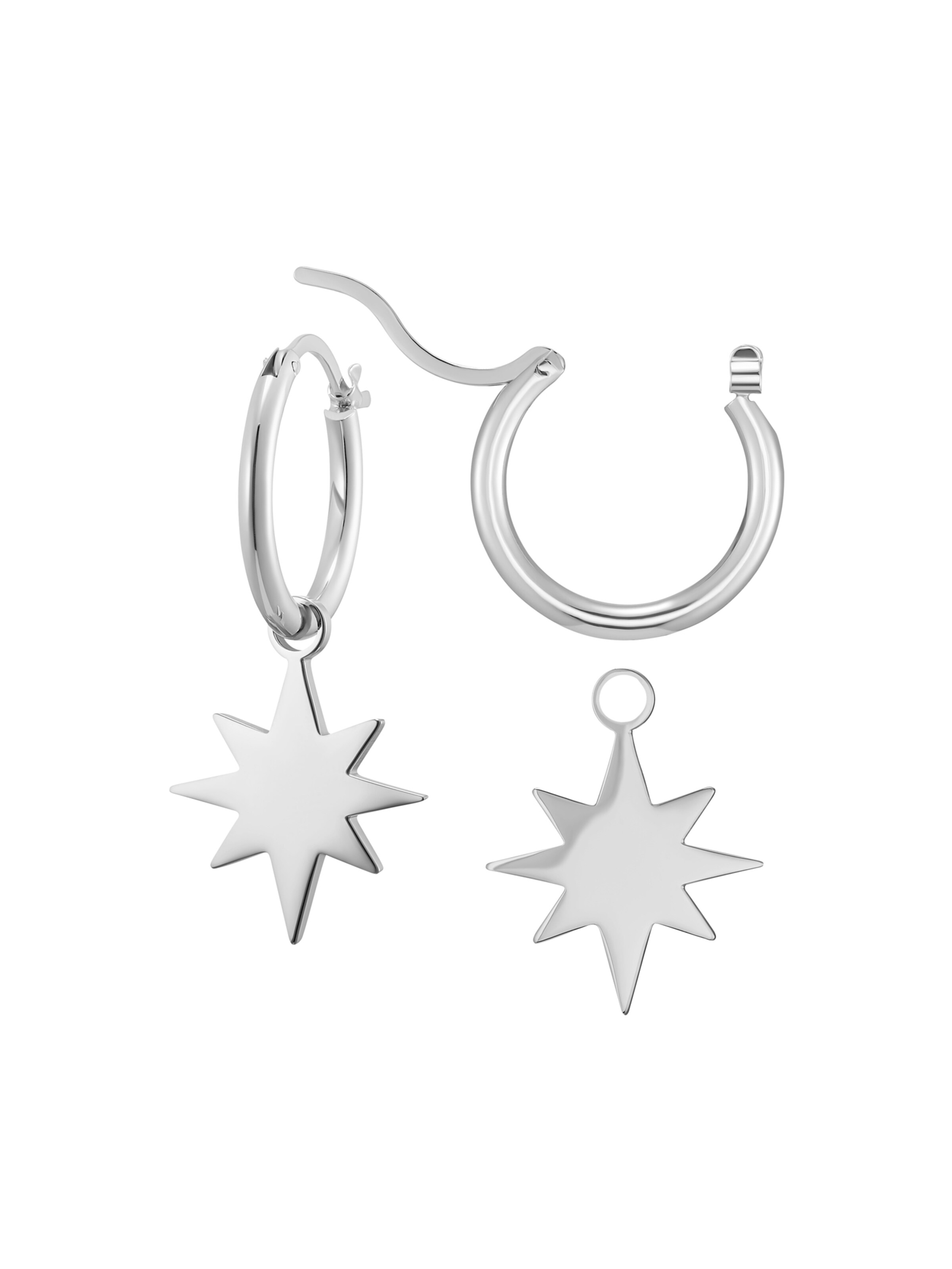 Boucles d'oreilles Heideman en argent