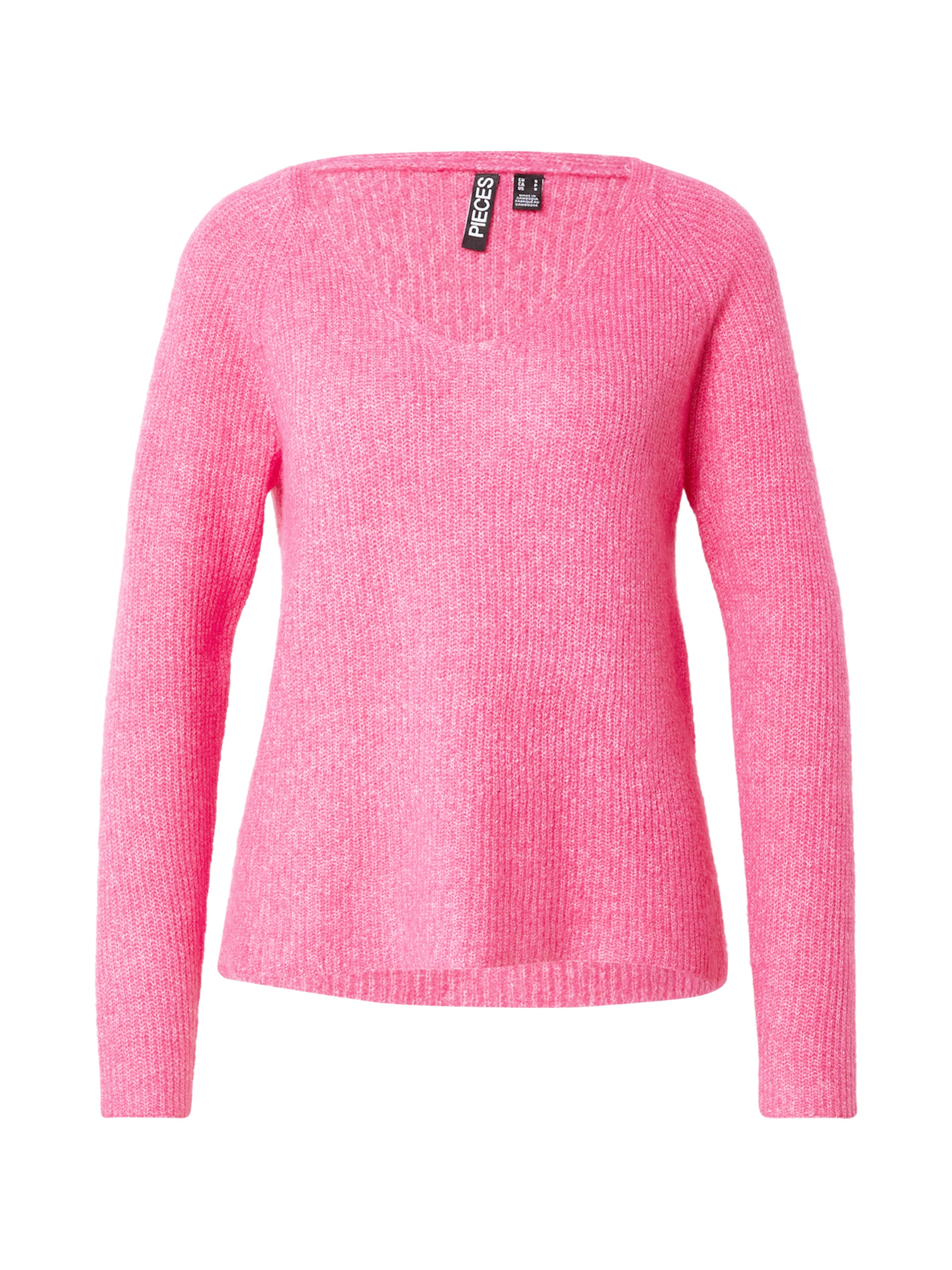 Pull-over 'PCELLEN' PIECES en rose : devant