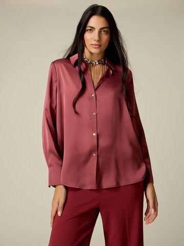 Camicia da donna di oltre in rosso