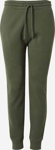 HOLLISTER - Tapered Pantalón 'ALWAYS-ON' en verde: frente