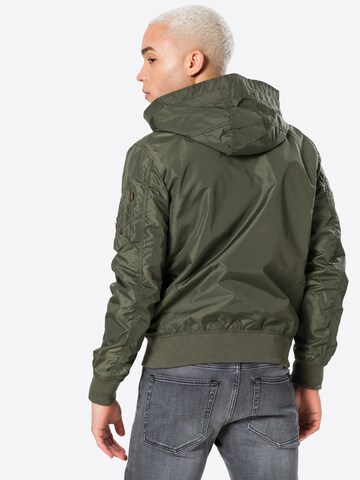 Geacă de primăvară-toamnă de la ALPHA INDUSTRIES pe verde