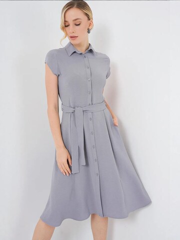 Bigdart - Vestidos camiseiros em cinzento