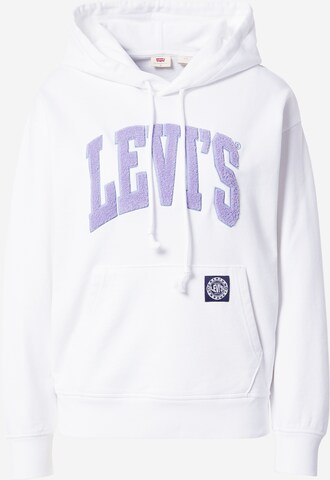 balts LEVI'S ® Sportisks džemperis 'Graphic Standard Hoodie': no priekšpuses