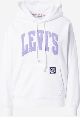 LEVI'S ® Bluzka sportowa 'Graphic Standard Hoodie' w kolorze biały: przód