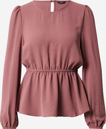 ONLY - Blusa 'METTE' en marrón: frente