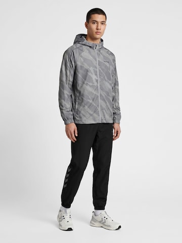 Hummel Sportjas 'AOP' in Grijs