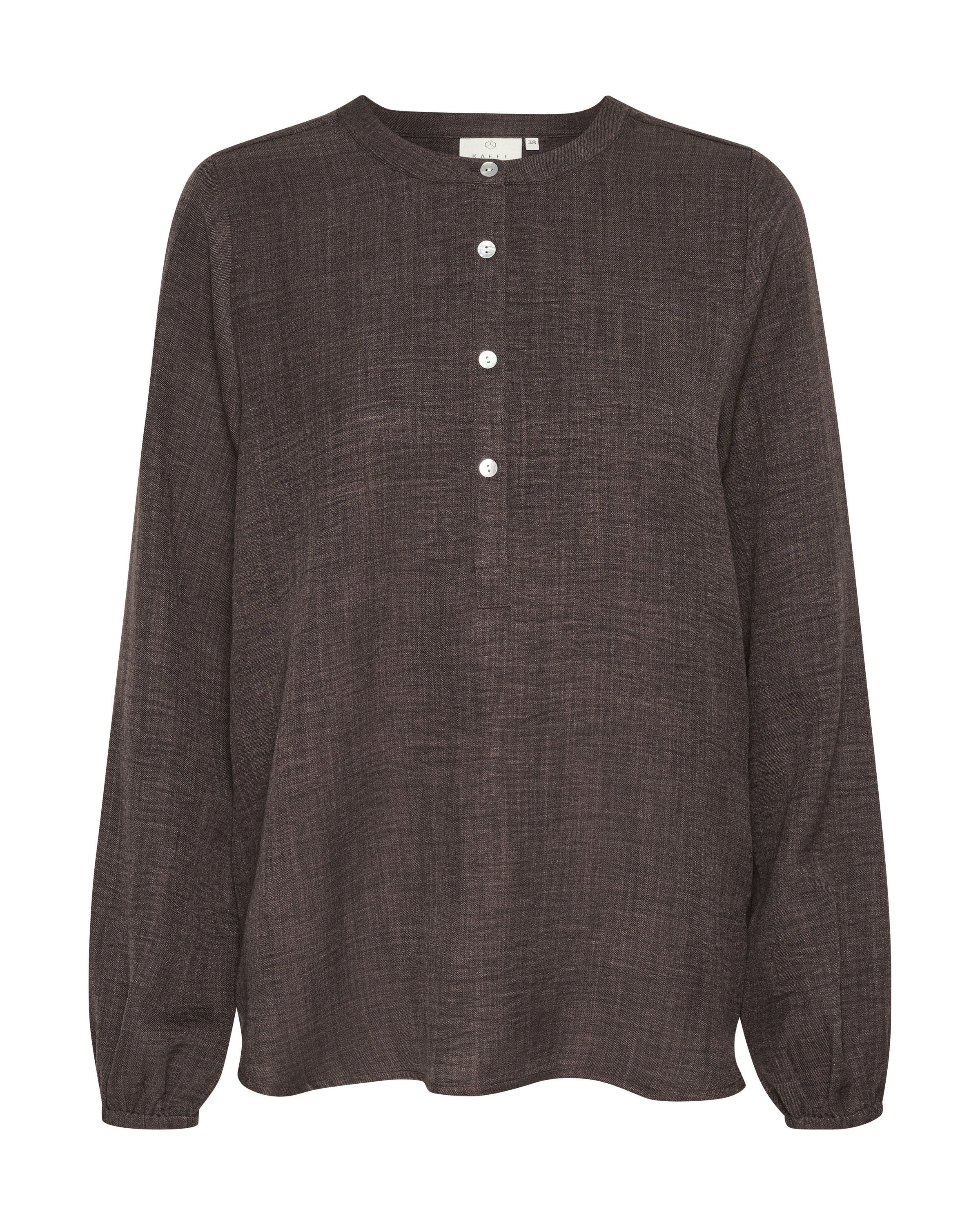 Kaffe Μπλούζα 'KA Ellen' σε καφέ: μπροστά