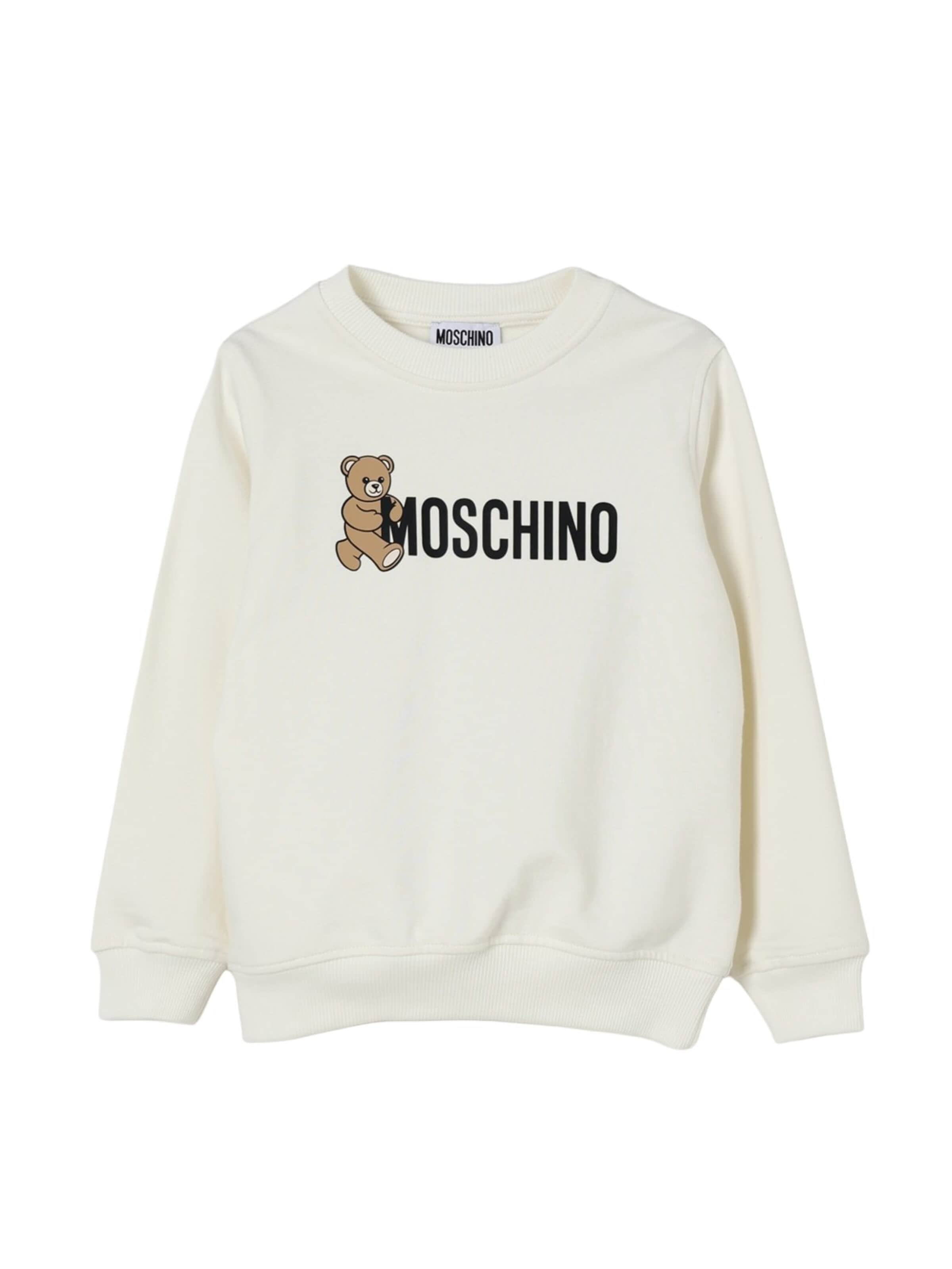 MOSCHINO - Sudadera en blanco: frente