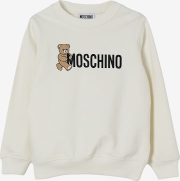 MOSCHINO Sweatshirt in Wit: voorkant