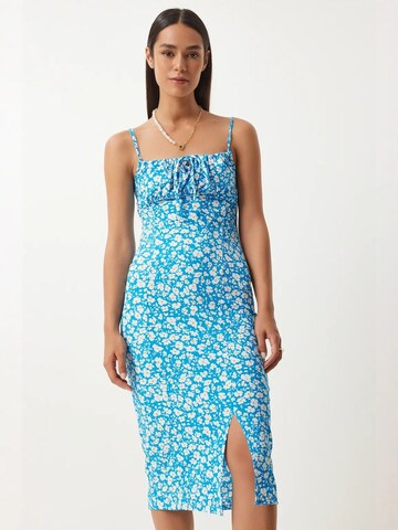 Happiness İstanbul Summer dress in Blue: front