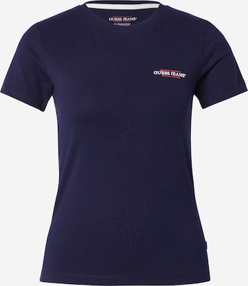 Maglietta di GUESS JEANS in blu: frontale