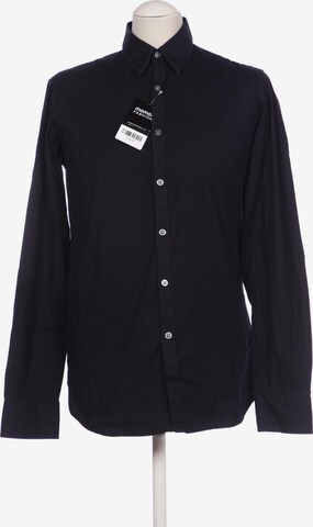 DKNY Button Up Shirt in S in Blue: front