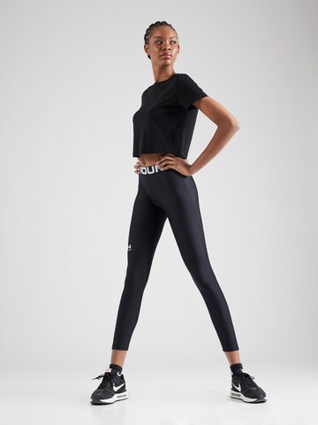 UNDER ARMOUR Skinny Workout Pants 'Authentics' in Black