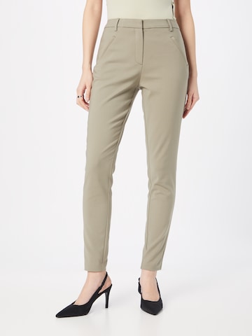 FIVEUNITS Slim fit Pants 'Angelie' in Green: front