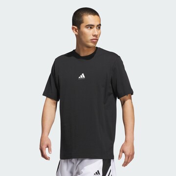 ADIDAS PERFORMANCE Functioneel shirt in Zwart: voorkant