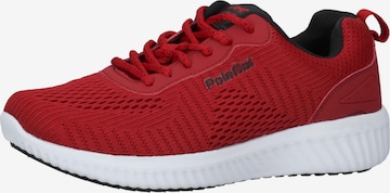 PoleCat Sneakers in Red: front