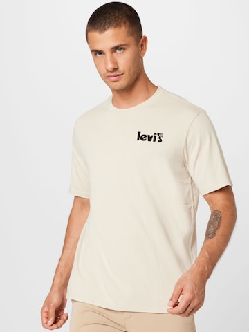 LEVI'S ® Póló 'Relaxed Fit Tee' - bézs: elől