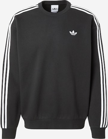 ADIDAS ORIGINALSSweater majica 'Adicolor' - crna boja: prednji dio