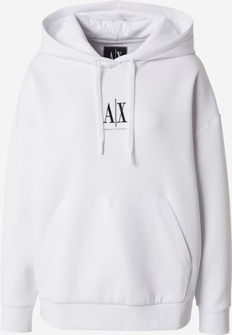 Sweat-shirt ARMANI EXCHANGE en blanc : devant