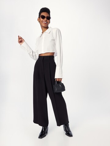 Weekend Max Mara Wide Leg Hose 'UTA' in Schwarz