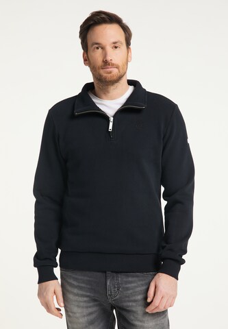 DreiMaster Maritim Sweatshirt in Zwart: voorkant