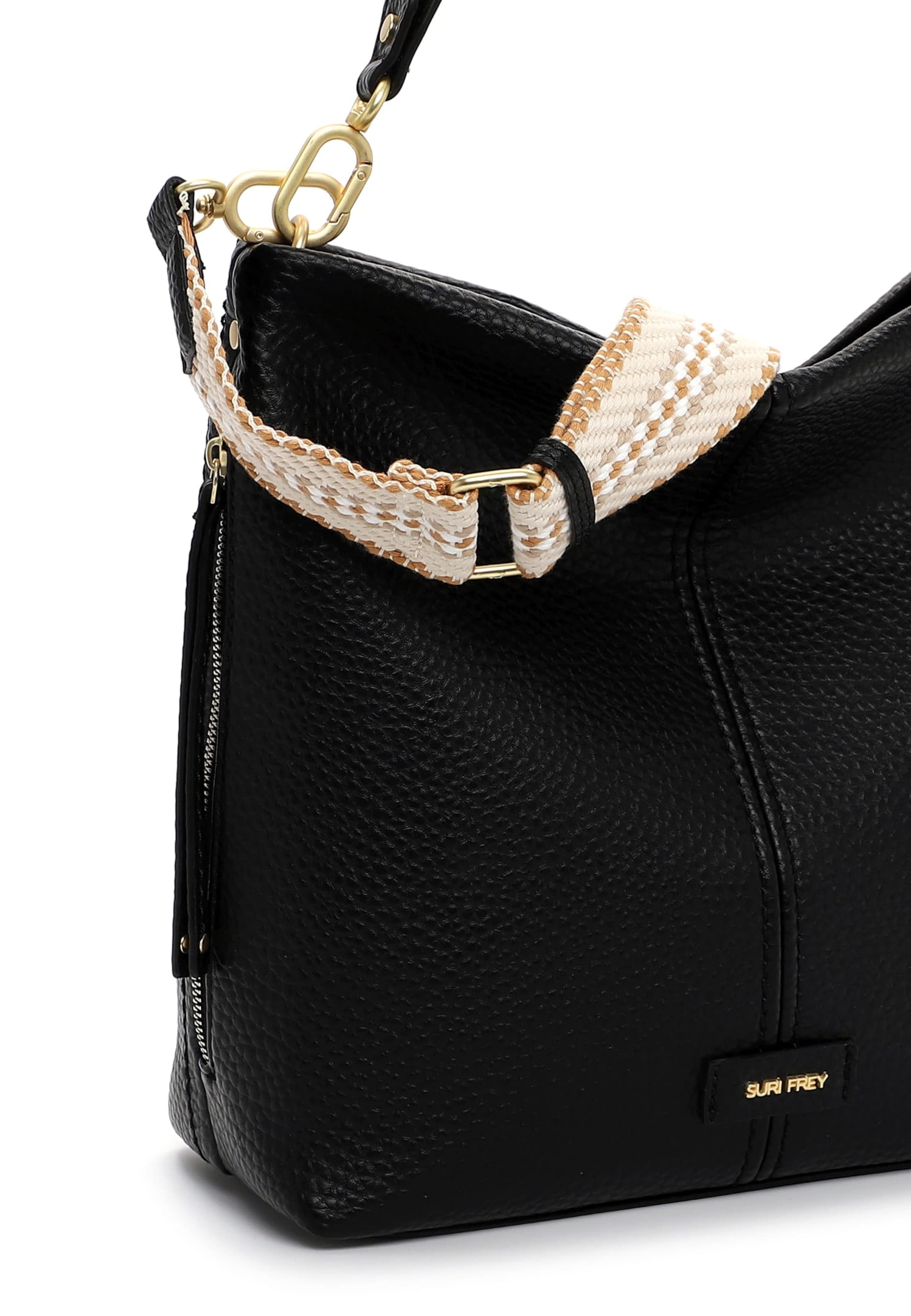 Suri Frey Skuldertaske 'Gray' i sort