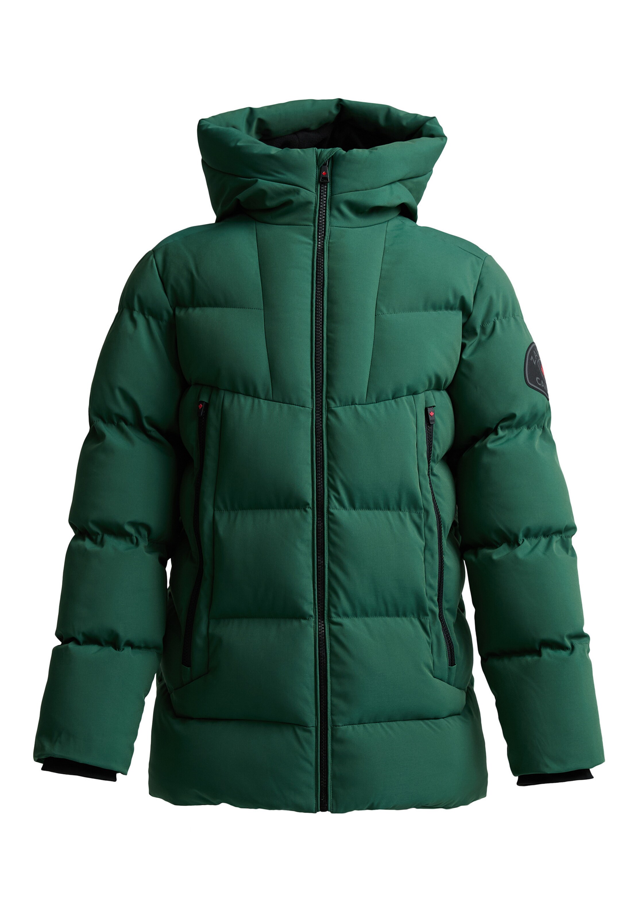 Zavetti Canada Winter parka in Green: front