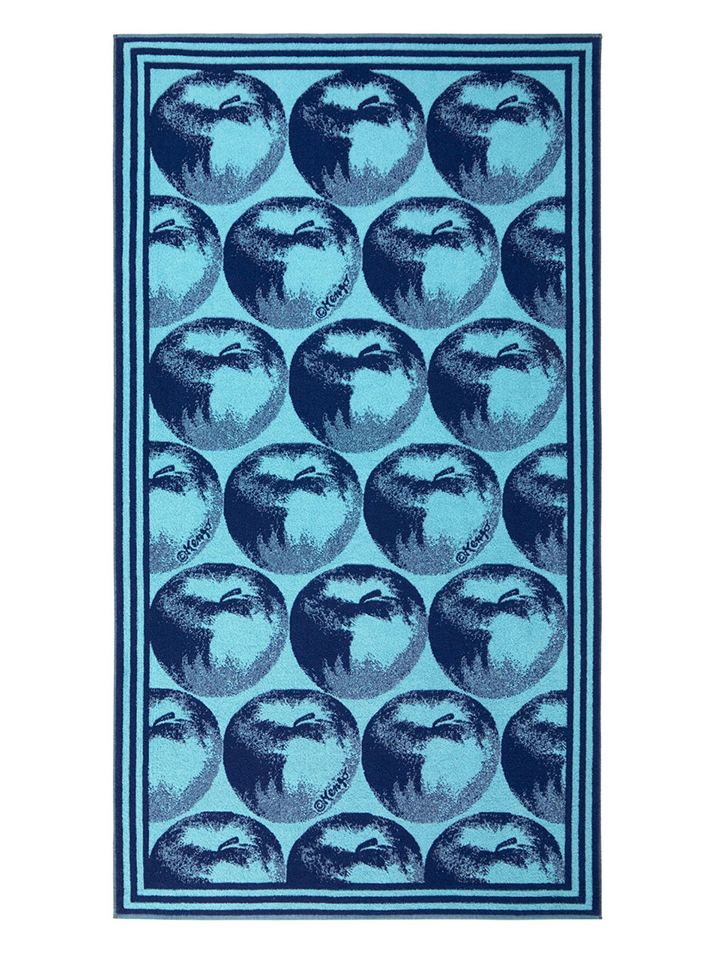 KENZO Towel 'KAPPLE' in Blue: front