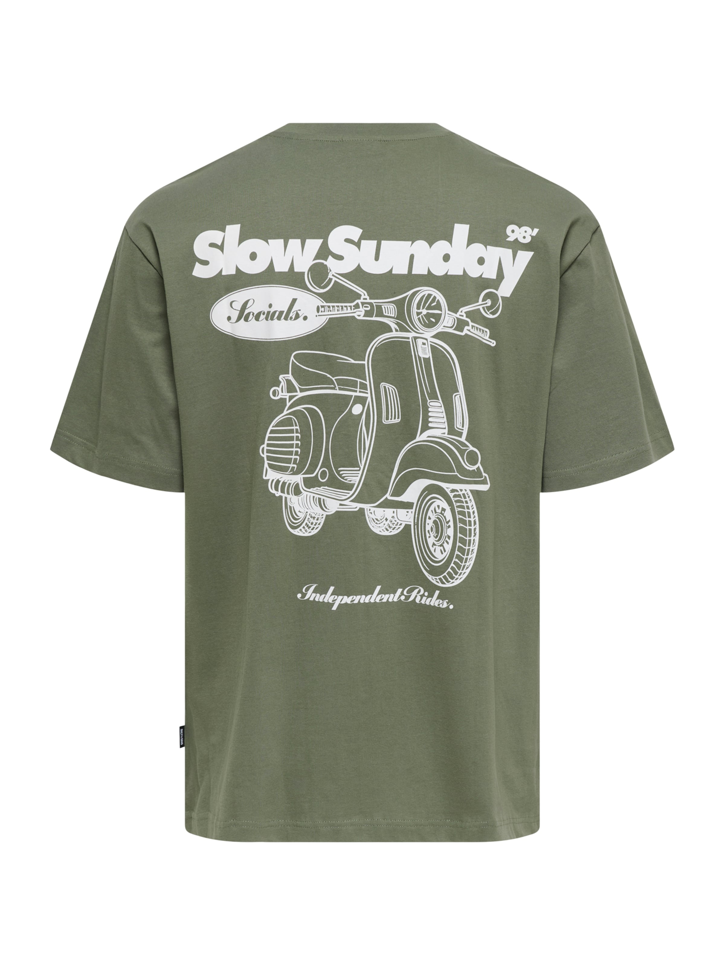 Tricou 'ONSNATHAN' de la Only & Sons pe verde