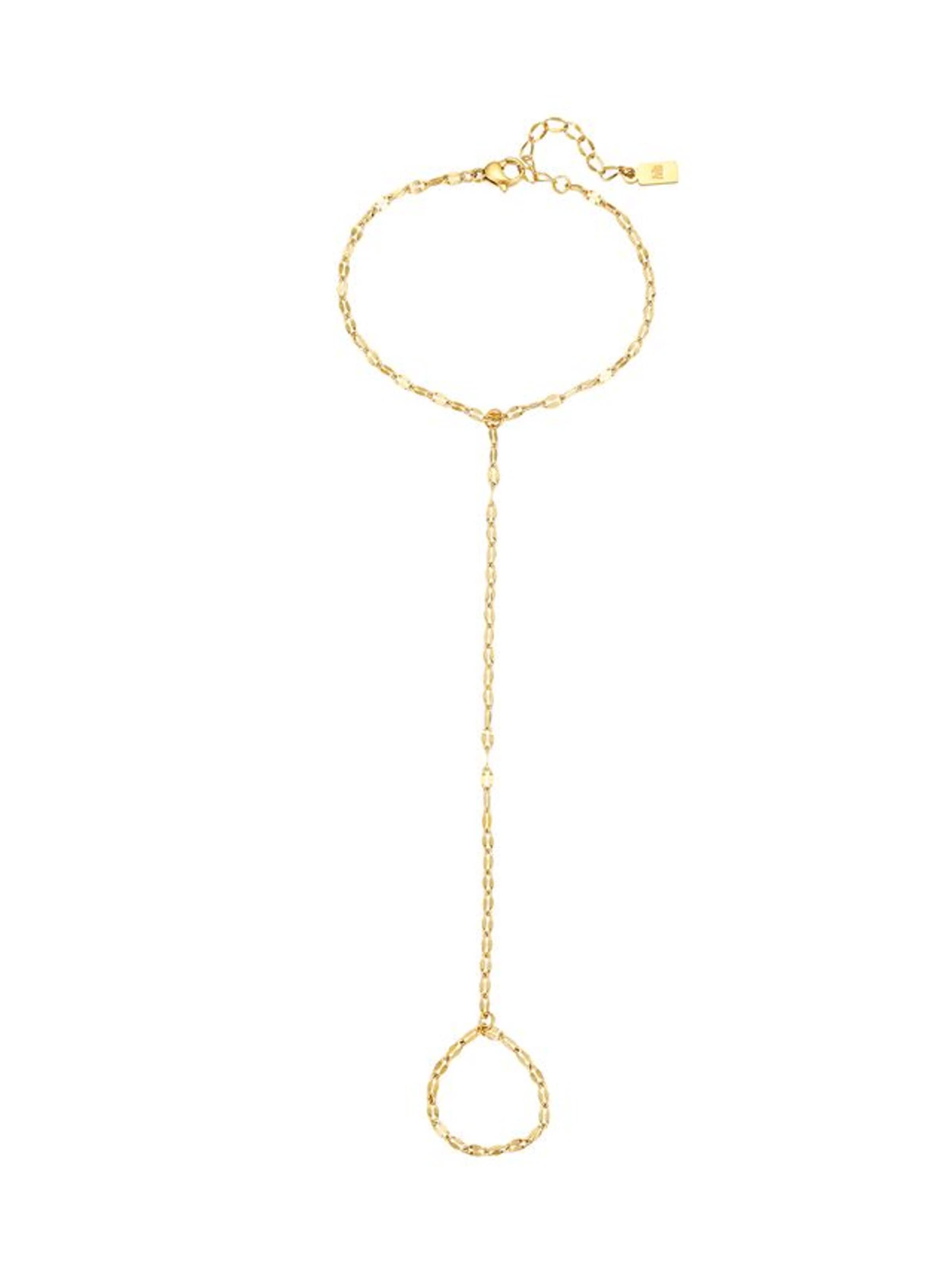 Hey Happiness Bracelet 'Hand Grace' in Gold
