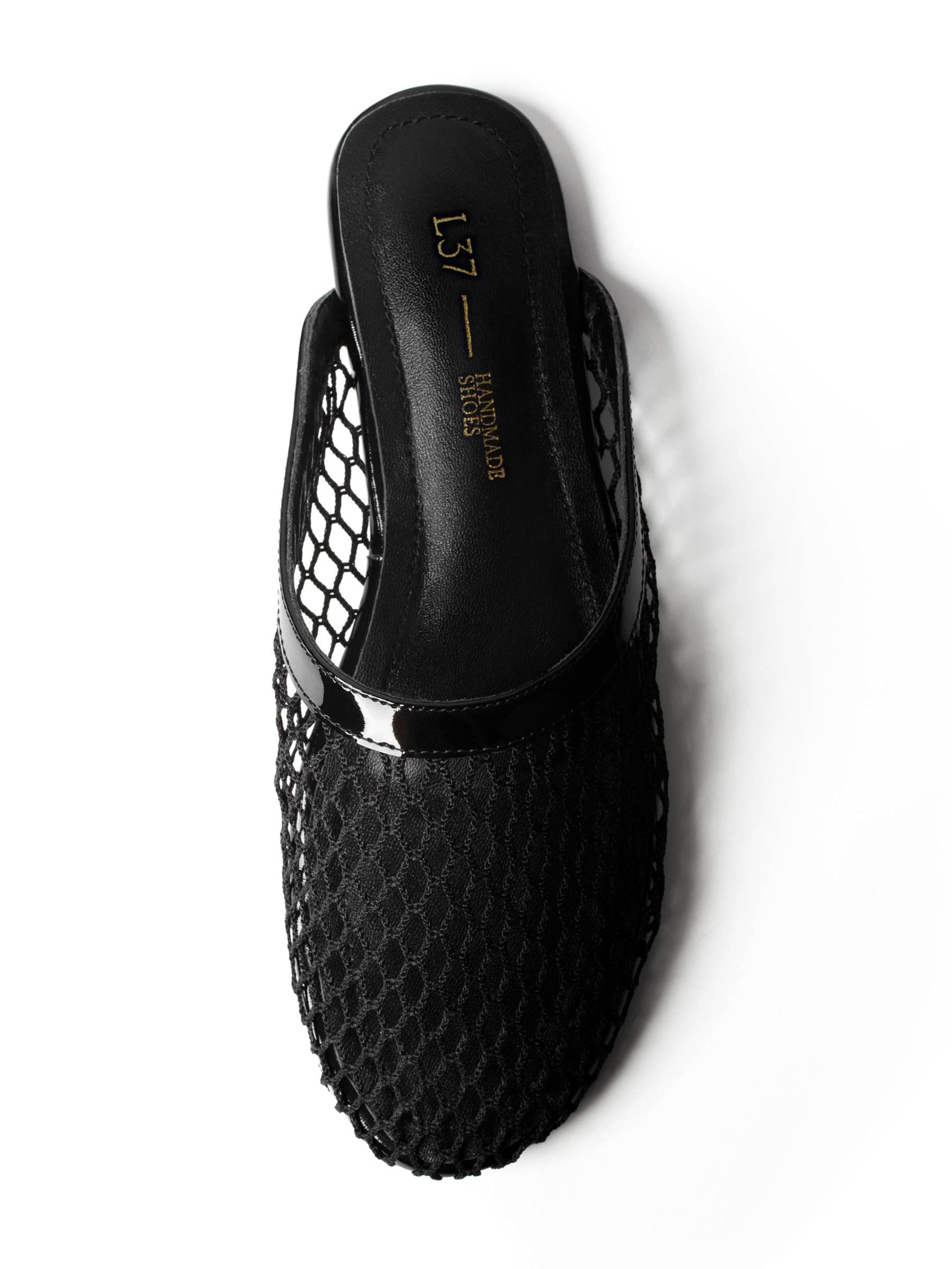 L37 HANDMADE SHOES Slip-ons 'SANTORINI STEPS' in Black