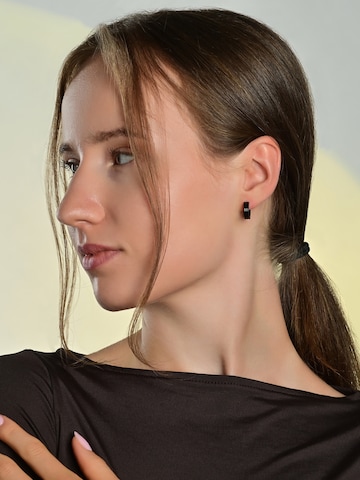 Akzent Earrings 'Milo, langlebig' in Black: front