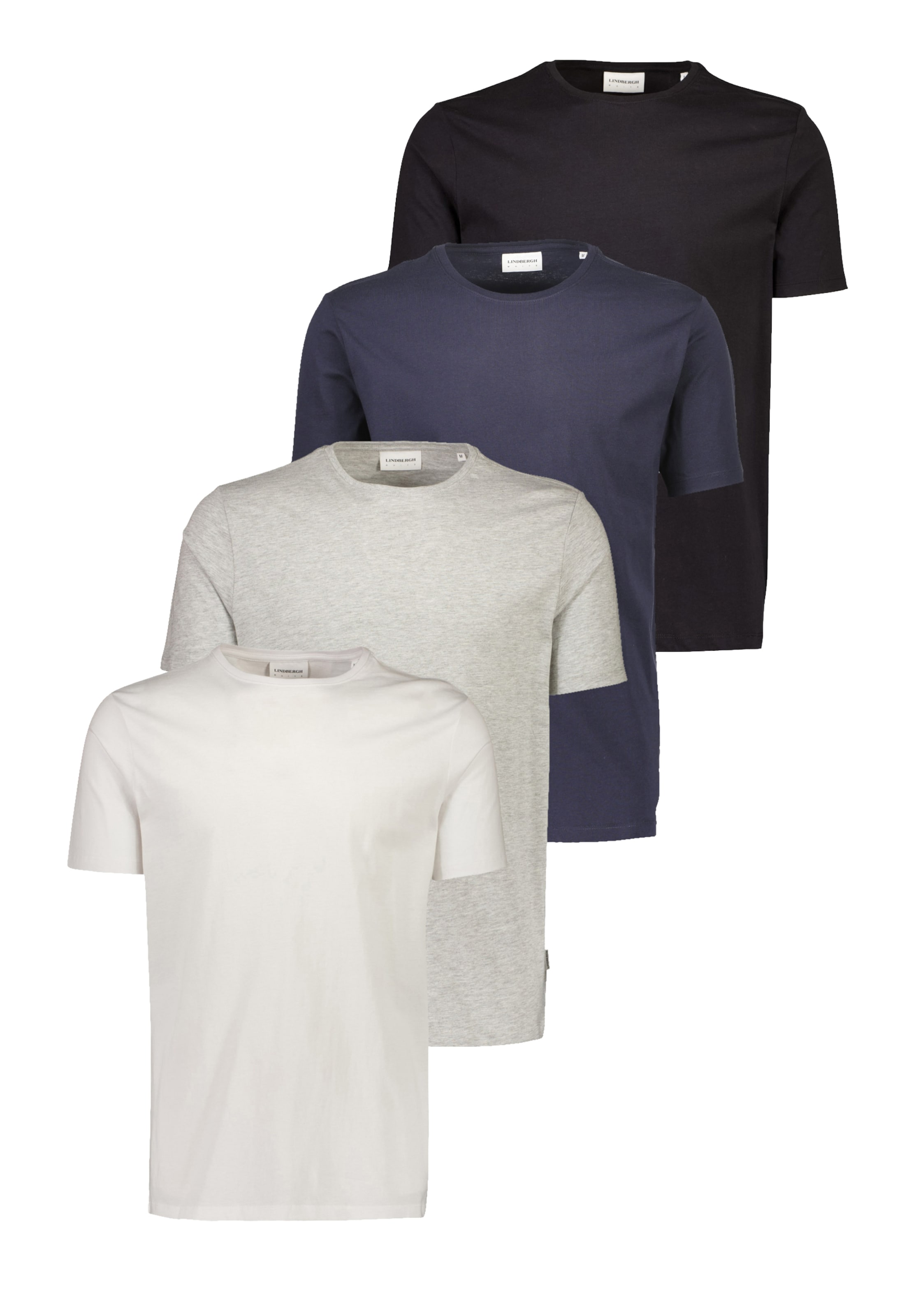 T-Shirt Lindbergh en bleu : devant