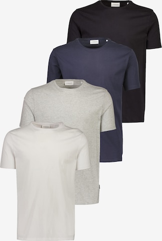 T-Shirt Lindbergh en bleu : devant