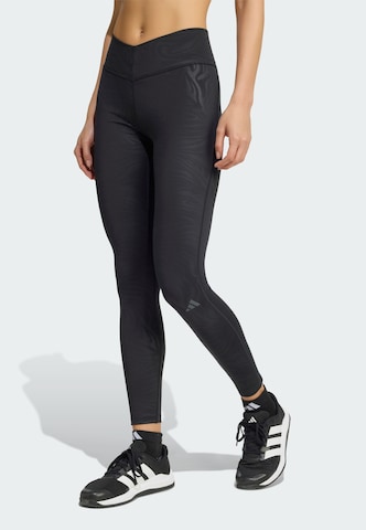 ADIDAS PERFORMANCE Skinny Παντελόνι φόρμας 'All Me Essentials' σε μαύρο: μπροστά