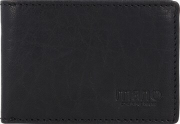 mano Wallet 'Don Simon' in Black: front