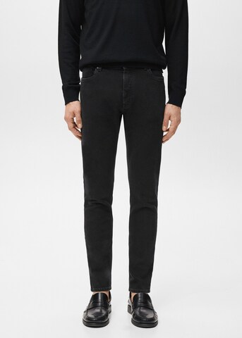 MANGO MAN Skinny Jeans 'Jude' in Black: front