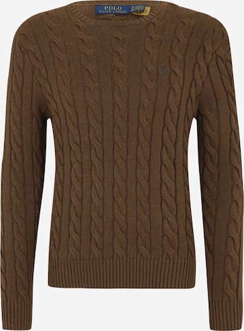Pull-over 'Driver' Polo Ralph Lauren en marron : devant