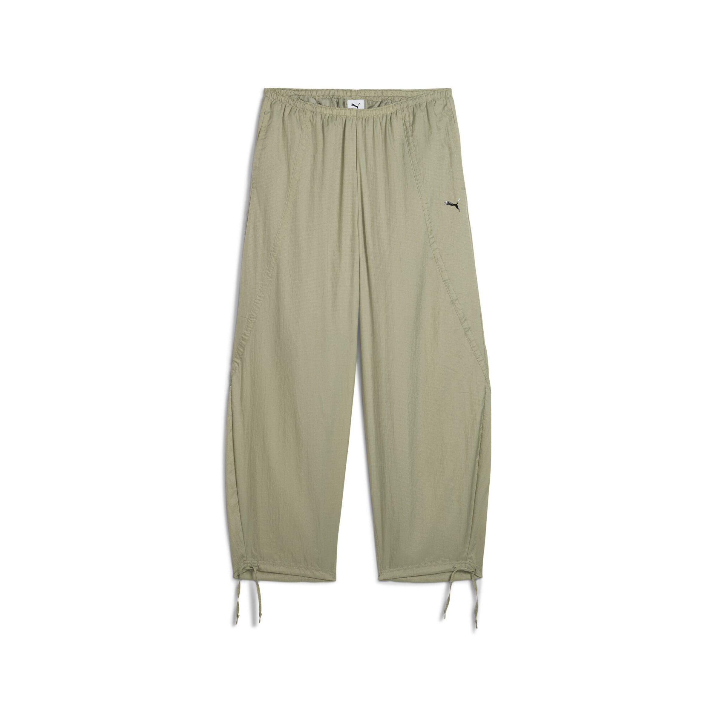 PUMA Wide leg Sportbroek 'Dare To' in Groen: voorkant