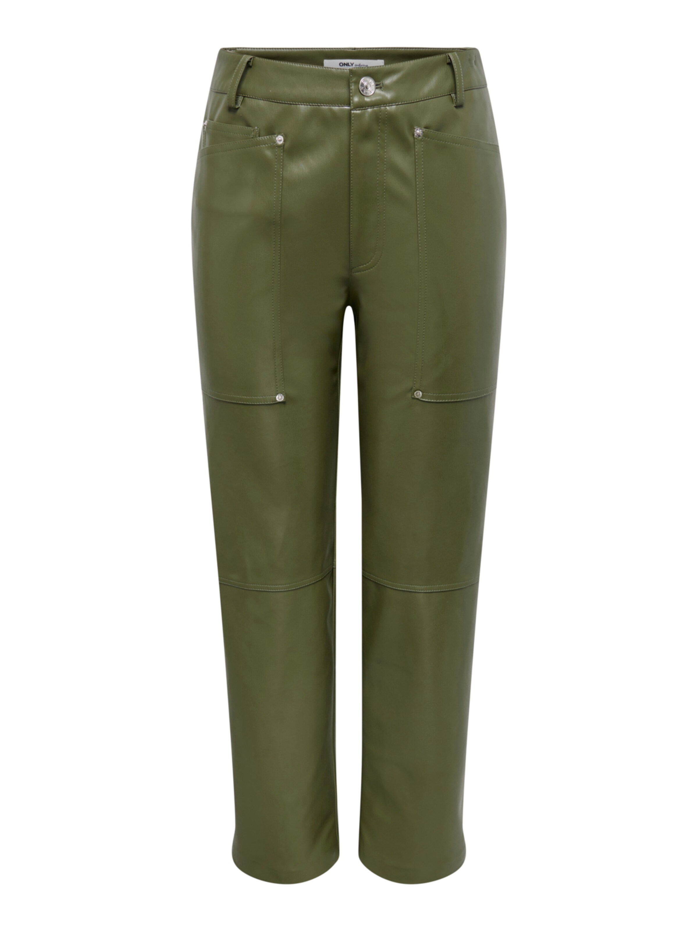 ONLY Szabványos Nadrág 'Larson' - zöld: elől