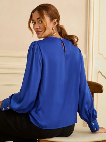 love & roses Pusero värissä sininen