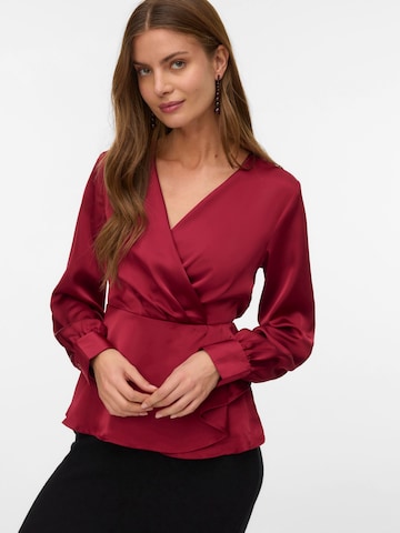 Chemisier 'VMLea' VERO MODA en rouge : devant