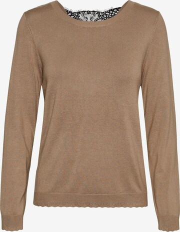 VERO MODA Blouse 'GLORY' in Bruin: voorkant