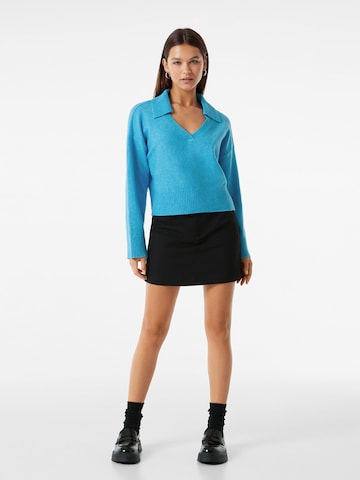 Pull-over Bershka en bleu